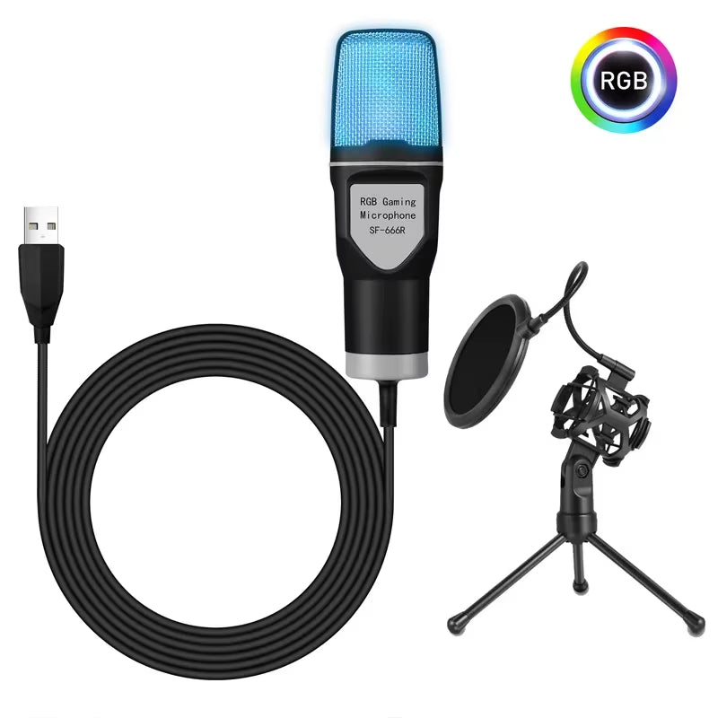 StreamFlow StudioMic Pro™ USB Microphone
