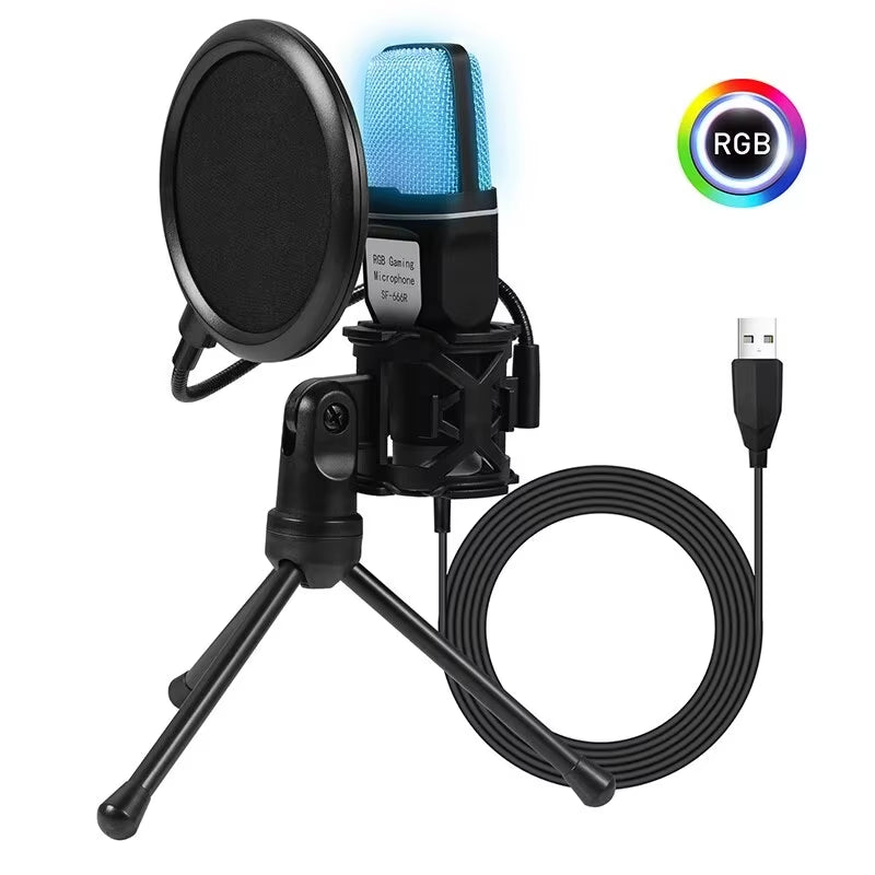 StreamFlow StudioMic Pro™ USB Microphone