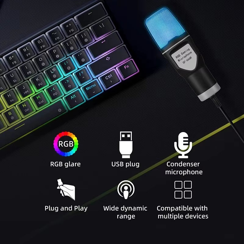 StreamFlow StudioMic Pro™ USB Microphone