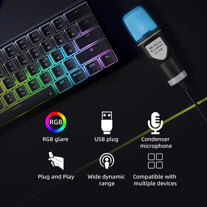 StreamFlow StudioMic Pro™ USB Microphone